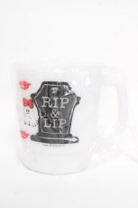 画像1: Q-pot. / RIP&LIPとおばけちゃんメラミン製マグカップ  ホワイト Y-26-05-12-018-QP-ZA-SZ-ZY (1)