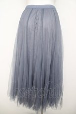 画像2: axes femme / ロングチュールスカート M ブルー Y-26-05-12-173-AX-SK-SZ-ZY (2)