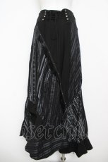 画像2: Ozz Croce / 異素材パッチワークスカート  黒 Y-26-05-12-185-OO-SK-SZ-ZY (2)
