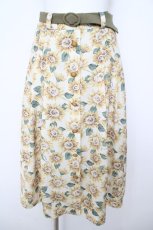 画像1: F i.n.t / アートヒマワリ柄セットアップ F アイボリー Y-26-05-12-187-CA-SK-SZ-ZY (1)