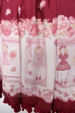 画像3: LIZ LISA / ドレスアップドールスカート  赤 Y-26-05-12-188-LO-SK-SZ-ZY (3)