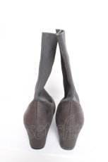 画像3: axes femme / リブ使いストレッチブーツ L グレー Y-26-05-12-028-AX-SH-SZ-ZY (3)