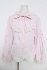 画像1: Plum Tree Design / 姫袖ブラウス  ピンク Y-26-05-12-040-LO-BL-SZ-ZY (1)
