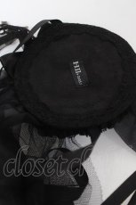 画像3: HN+nois / ローズ×チュールレースヘッドドレス  黒 Y-26-05-15-006-HN-AC-SZ-ZY (3)