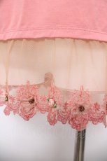画像3: axes femme / 立体お花付きロングタンク  ピンク Y-26-05-15-052-AX-TO-AS-ZY (3)