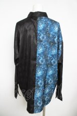 画像2: rezen / 陰陽師×占星配色シャツ  瑠璃色 Y-26-05-15-079-LO-BL-SZ-ZY (2)