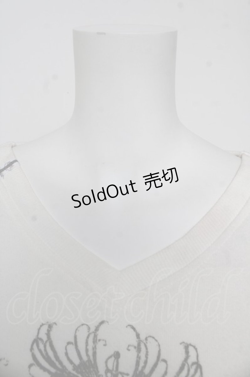 画像3: Ozz Croce / ドクロクロックプリントトップス  白 Y-26-05-15-110-OO-TO-SZ-ZY (3)