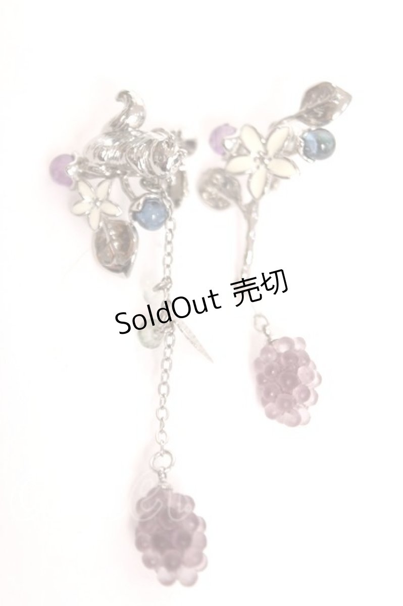 画像1: axes femme / 実りの秋フルーツイヤリング  シルバー Y-26-05-15-002-AX-AC-SZ-ZY (1)