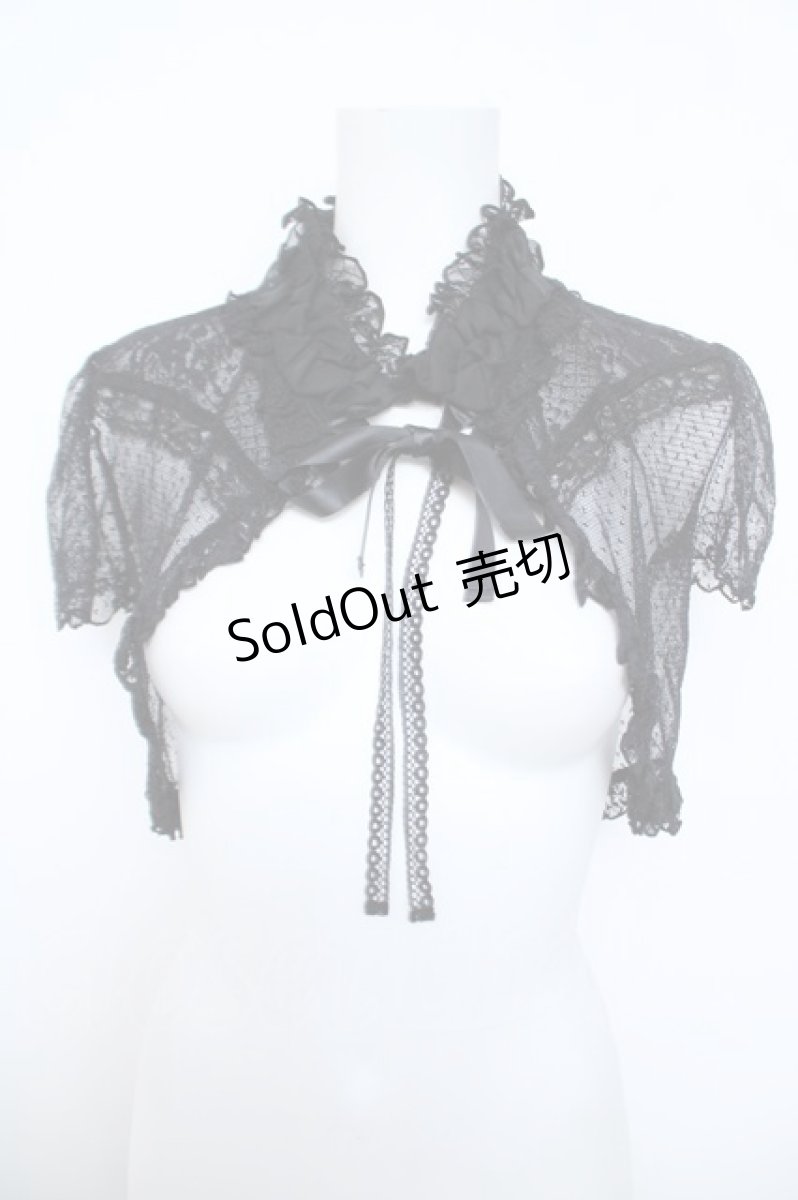 画像1: GRAMM / レースボレロ  黒 Y-26-05-15-112-HN-TO-SZ-ZY (1)