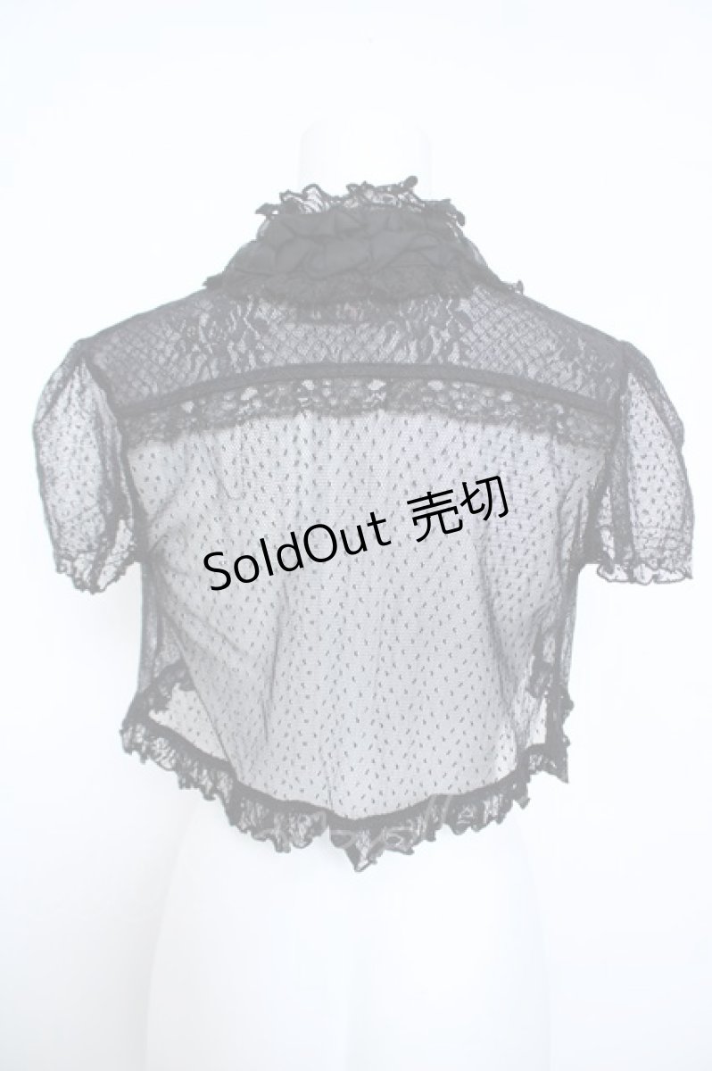 画像2: GRAMM / レースボレロ  黒 Y-26-05-15-112-HN-TO-SZ-ZY (2)