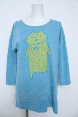 画像1: MINT NeKO / 七部丈カットソー  サックス Y-26-05-15-118-HN-TO-SZ-ZY (1)