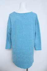 画像2: MINT NeKO / 七部丈カットソー  サックス Y-26-05-15-118-HN-TO-SZ-ZY (2)