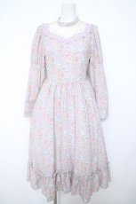 画像1: Kurumi Collaboration / KRハナジゴスリーブワンピース S ラベンダー Y-26-05-15-126-LO-OP-SZ-ZY (1)