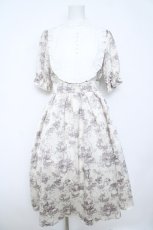 画像1: m petit by misako / TT*AMトワルドジュイワンピース  白 Y-26-05-15-127-LO-OP-SZ-ZY (1)