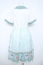 画像2: axes femme POETIQUE / レトロアイスクリームワンピース  ミント Y-26-05-15-131-AX-OP-SZ-ZY (2)