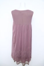 画像2: axes femme / ドットチュールチュニック  モーブ Y-26-05-15-133-AX-TO-AS-ZY (2)