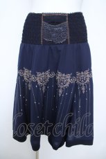 画像1: Rozen Kavalier / 刺繍入りスカート  紺 Y-26-05-15-157-OO-SK-SZ-ZY (1)