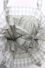 画像3: Maison de FLEUR / EC限定ギンガムチェックダブルトートバッグ F ミント Y-26-05-15-017-LO-OP-SZ-ZY (3)