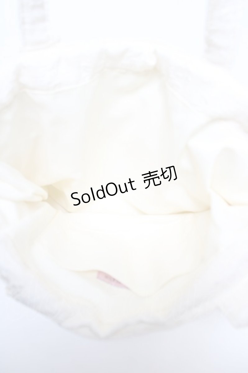 画像3: Maison de FLEUR / EC限定フラワージャガードダブルリボントートバッグ F3 アイボリー Y-26-05-15-018-LO-BG-SZ-ZY (3)