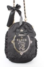 画像1: Maison de FLEUR / クロミ/モバイルショルダー F ブラック Y-26-05-15-021-LO-BG-SZ-ZY (1)