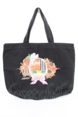 画像1: YOICHIRO / プリントトートバッグ  黒 Y-26-05-15-023-PU-BG-SZ-ZY (1)