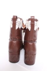 画像3: axes femme / レースアップショートブーツ M Dブラウン Y-26-05-15-026-AX-SH-SZ-ZY (3)