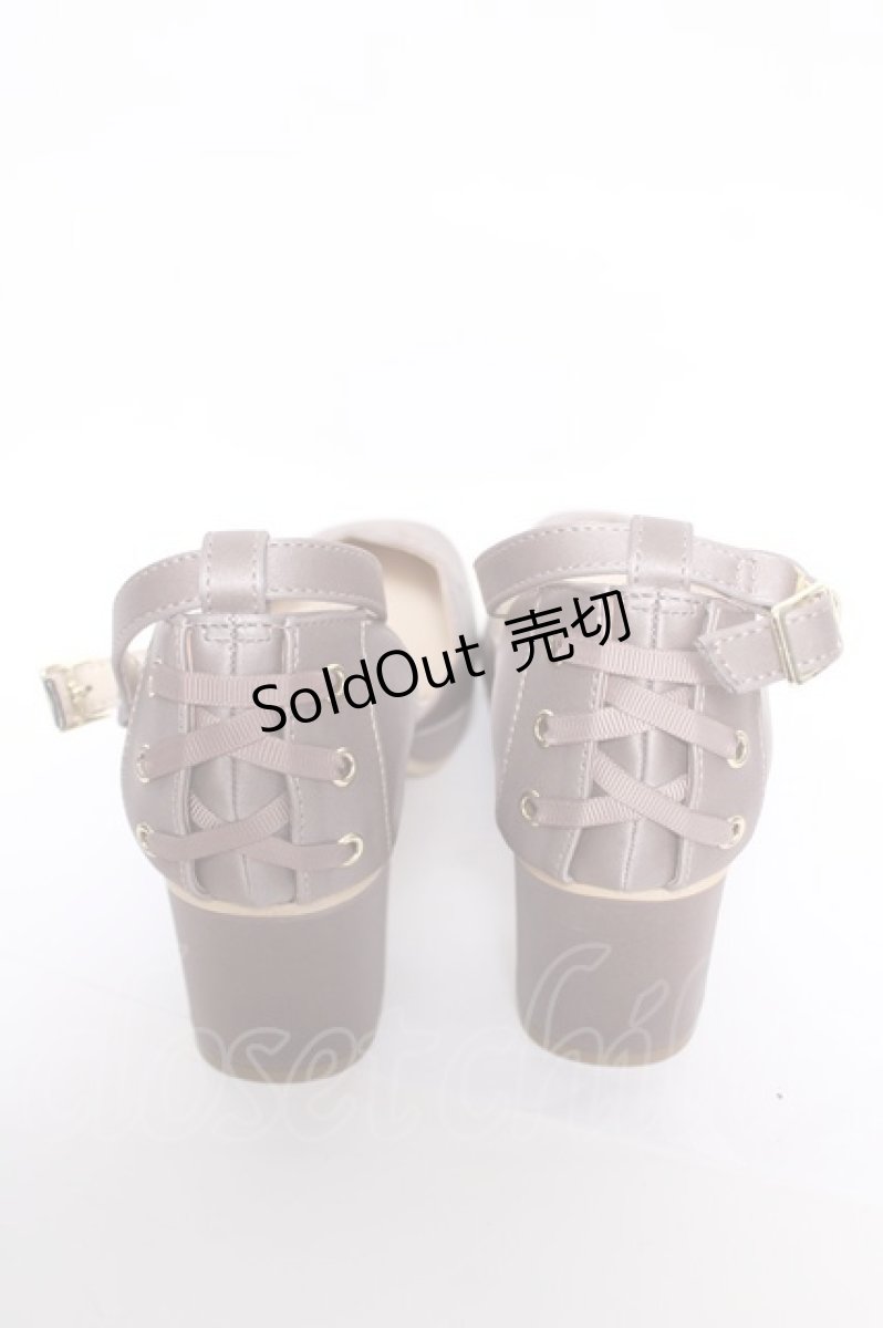 画像3: axes femme / 刺繍入りセパレートパンプス M ピンク Y-26-05-15-031-AX-SH-SZ-ZY (3)