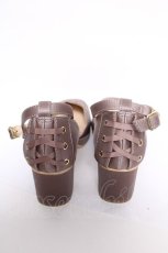 画像3: axes femme / 刺繍入りセパレートパンプス M ピンク Y-26-05-15-031-AX-SH-SZ-ZY (3)
