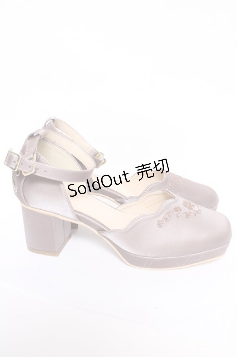 画像4: axes femme / 刺繍入りセパレートパンプス M ピンク Y-26-05-15-031-AX-SH-SZ-ZY (4)