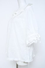 画像2: PINK HOUSE / 綿ローンプルオーバー  白 Y-26-05-17-035-LO-TO-AS-ZY (2)