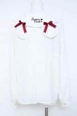 画像2: Amavel / Heart Bear Chocolate ブラウス F ボルドー Y-26-05-17-036-CA-BL-SZ-ZY (2)