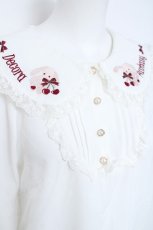 画像4: Amavel / Cherry Twin Rabbitsブラウス F ワイン Y-26-05-17-037-CA-BL-SZ-ZY (4)