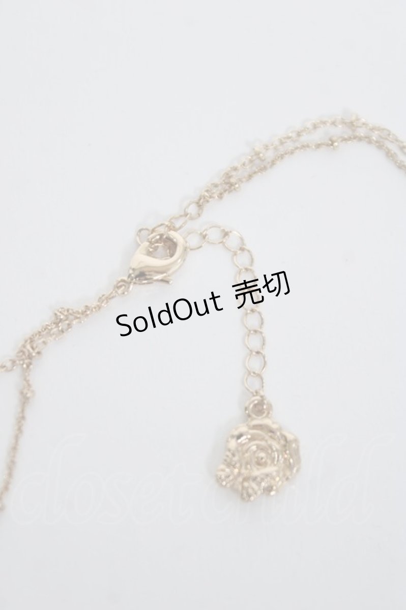 画像4: axes femme / 花封入モチーフネックレス  アカ Y-26-05-17-005-AX-AC-SZ-ZY (4)
