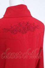 画像3: Ozz Croce / 刺繍燕尾シャツ  赤 Y-26-05-17-045-OO-BL-SZ-ZY (3)