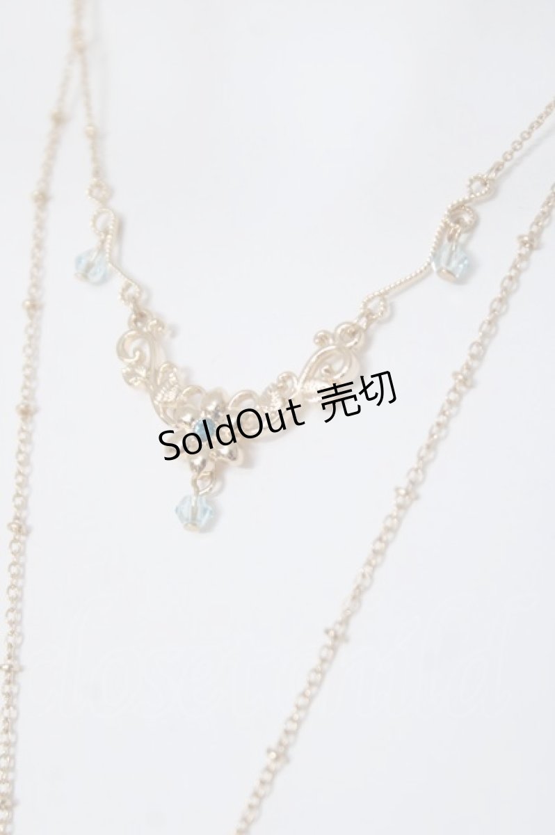 画像2: axes femme / 花封入モチーフネックレス  Bグリーン Y-26-05-17-006-AX-AC-SZ-ZY (2)