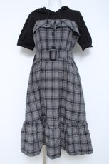 画像1: axes femme / パーカードッキングワンピース  グレー Y-26-05-17-055-AX-OP-SZ-ZY (1)