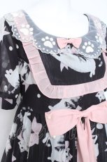 画像4: Doll Paradise / Ribbon&Catワンピース M 黒 Y-26-05-17-066-LO-OP-SZ-ZY (4)