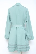 画像3: axes femme / ダブルブレストトレンチコート M グリーン Y-26-05-17-068-AX-CO-SZ-ZY (3)