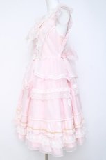 画像2: Angelic Pretty / Cutie Ribbon Princessジャンパースカート  ピンク Y-26-05-17-076-AP-OP-AS-ZY (2)