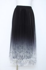 画像1: axes femme / グラデーションスカート F 紺 Y-26-05-17-082-AX-SK-SZ-ZY (1)