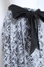 画像3: axes femme POETIQUE / チェックプリントレーススカート M 黒 Y-26-05-17-084-AX-SK-SZ-ZY (3)