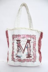 画像1: axes femme / バイカラーイニシャルトート  M Y-26-05-17-021-AX-BG-SZ-ZY (1)