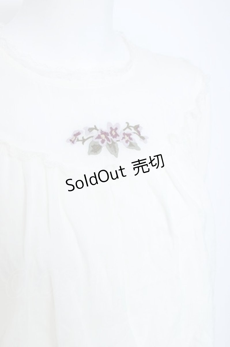 画像3: Fi.n.t / パンジー刺繍トップス  生成り Y-26-05-19-047-CA-TO-SZ-ZY (3)