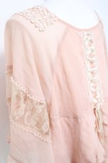 画像3: axes femme / Backデザインシフォントップス M アワピンク Y-26-05-19-050-AX-TO-SZ-ZY (3)