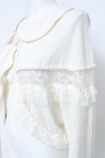 画像3: GRAMM / レース切替ドルマンボレロ  白 Y-26-05-19-060-HN-TO-SZ-ZY (3)