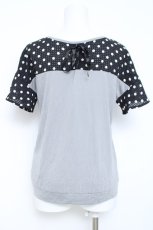画像2: axes femme / ハートドットプルオーバー M グレー Y-26-05-19-010-AX-TO-SZ-ZY (2)