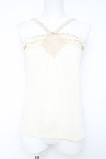 画像1: axes femme / バラレースキャミ  キナリ Y-26-05-19-097-AX-TO-SZ-ZY (1)