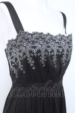 画像3: axes femme POETIQUE / スカラップ刺繍キャミワンピース  黒 Y-26-05-19-099-AX-OP-SZ-ZY (3)