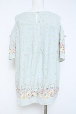 画像2: axes femme / 花柄肩あきプルオーバー M グリーン Y-26-05-19-111-AX-TO-SZ-ZY (2)