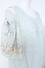 画像3: axes femme / 花柄肩あきプルオーバー M グリーン Y-26-05-19-111-AX-TO-SZ-ZY (3)